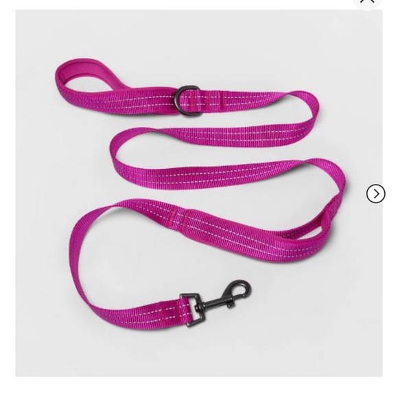 Comfort Reflective Double Stitch Dog Leash - Boots & Barkley PINK - Picture 3 of 8